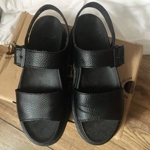 Dr. Martens Romi Women's Leather Y Strap Sandals